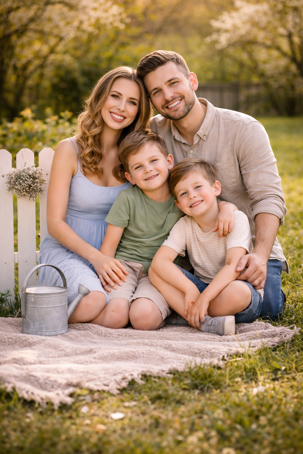 Dětský portrét jaro