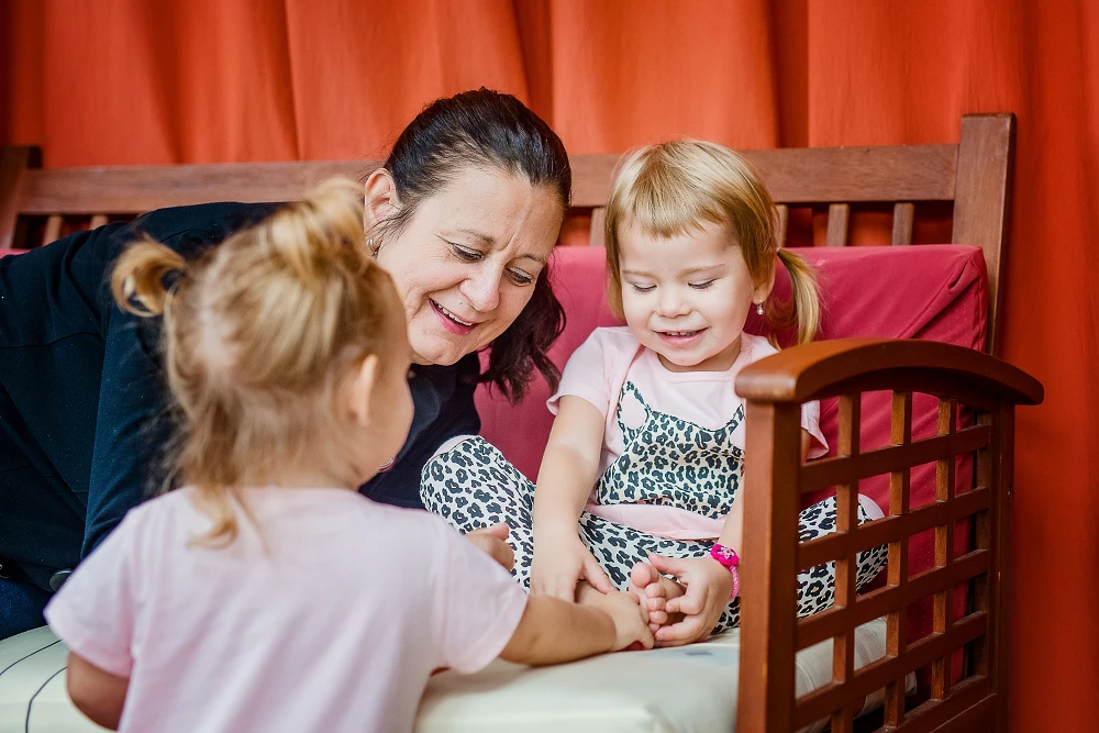 Rodinné lifestyle focení u babičky doma